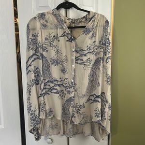 Lightweight free people button up